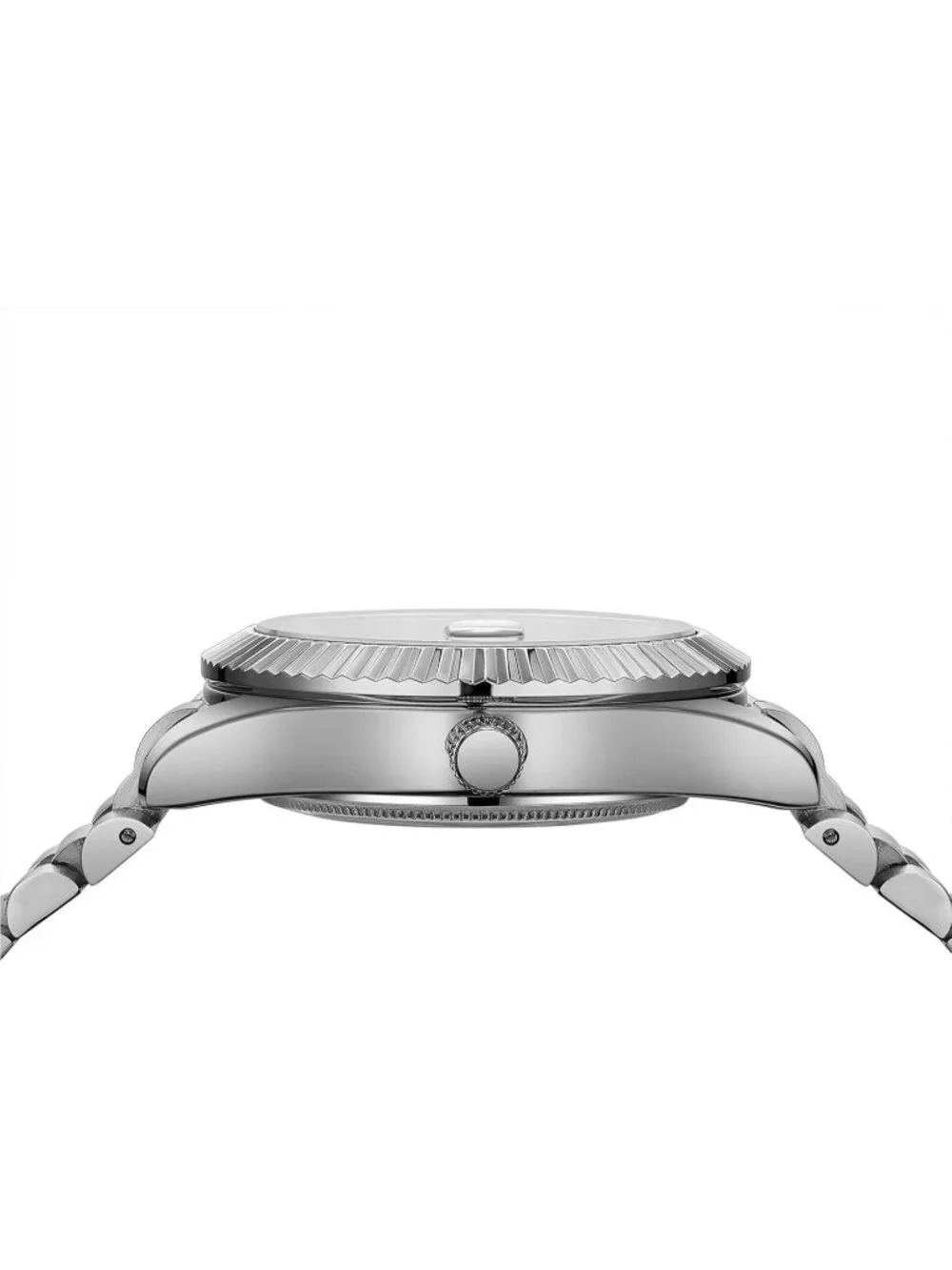 Nibosi Men's Silver Black Analog Quartz Stainless Waterproof Desiger Wrist Watch